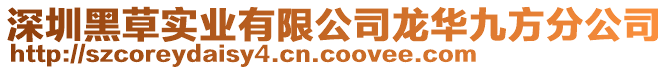 深圳黑草實業有限公司龍華九方分公司