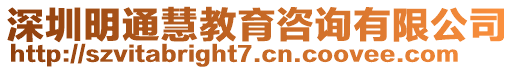 深圳明通慧教育咨詢有限公司