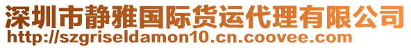 深圳市靜雅國際貨運代理有限公司