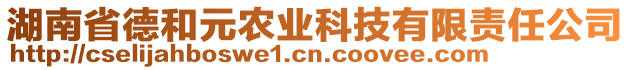 湖南省德和元農(nóng)業(yè)科技有限責(zé)任公司