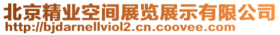 北京精業(yè)空間展覽展示有限公司