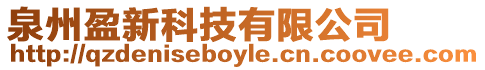 泉州盈新科技有限公司
