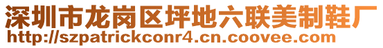 深圳市龍崗區坪地六聯美制鞋廠