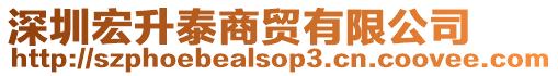 深圳宏升泰商貿有限公司