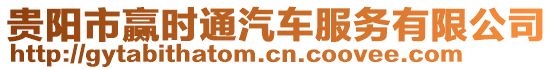 貴陽市贏時通汽車服務有限公司
