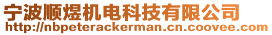 寧波順煜機電科技有限公司