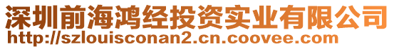 深圳前海鴻經投資實業(yè)有限公司