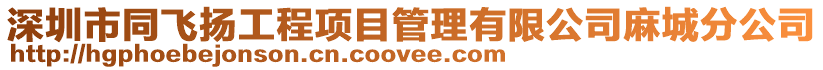 深圳市同飛揚工程項目管理有限公司麻城分公司