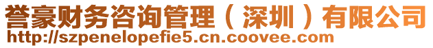 譽(yù)豪財(cái)務(wù)咨詢管理（深圳）有限公司