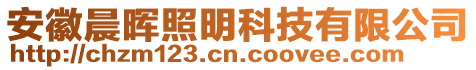 安徽晨暉照明科技有限公司