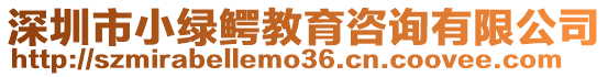 深圳市小綠鱷教育咨詢有限公司