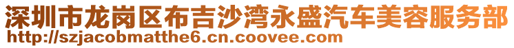 深圳市龍崗區(qū)布吉沙灣永盛汽車美容服務(wù)部