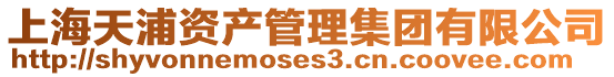 上海天浦資產管理集團有限公司