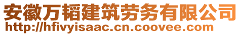 安徽萬韜建筑勞務有限公司