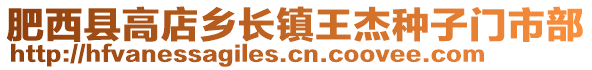 肥西縣高店鄉長鎮王杰種子門市部