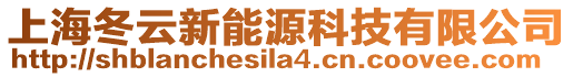 上海冬云新能源科技有限公司