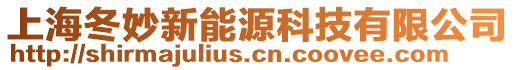 上海冬妙新能源科技有限公司
