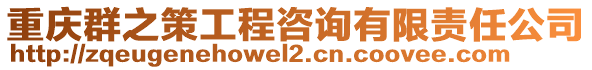 重慶群之策工程咨詢有限責任公司