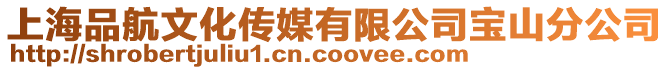 上海品航文化傳媒有限公司寶山分公司