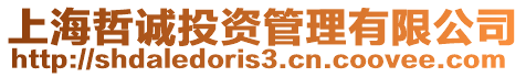上海哲誠投資管理有限公司