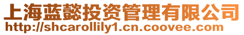 上海藍懿投資管理有限公司