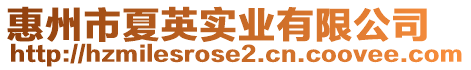 惠州市夏英實業有限公司