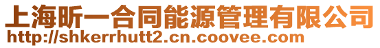 上海昕一合同能源管理有限公司