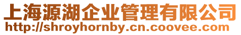 上海源湖企業管理有限公司