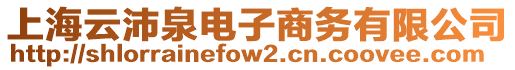 上海云沛泉電子商務有限公司