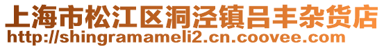上海市松江區洞涇鎮呂豐雜貨店