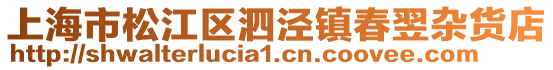 上海市松江區泗涇鎮春翌雜貨店
