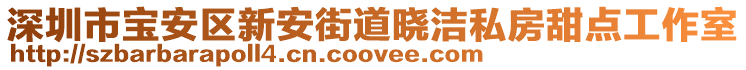 深圳市寶安區(qū)新安街道曉潔私房甜點(diǎn)工作室