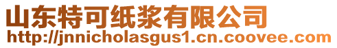 山東特可紙漿有限公司