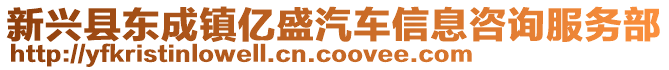 新興縣東成鎮億盛汽車信息咨詢服務部