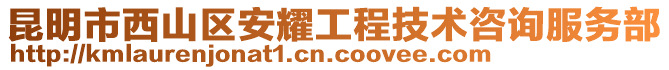 昆明市西山區安耀工程技術咨詢服務部