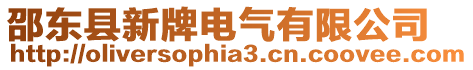 邵東縣新牌電氣有限公司