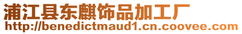 浦江縣東麒飾品加工廠