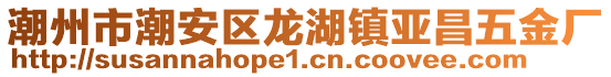 潮州市潮安區(qū)龍湖鎮(zhèn)亞昌五金廠