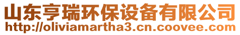 山東亨瑞環(huán)保設(shè)備有限公司