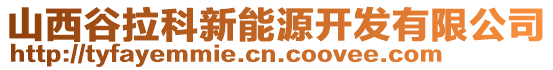 山西谷拉科新能源開(kāi)發(fā)有限公司