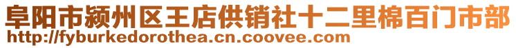 阜陽市潁州區(qū)王店供銷社十二里棉百門市部