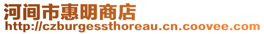 河間市惠明商店