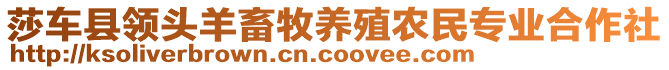 莎車縣領(lǐng)頭羊畜牧養(yǎng)殖農(nóng)民專業(yè)合作社