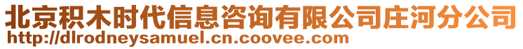 北京積木時代信息咨詢有限公司莊河分公司