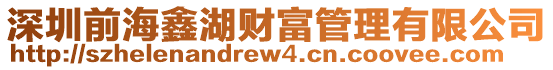 深圳前海鑫湖財富管理有限公司
