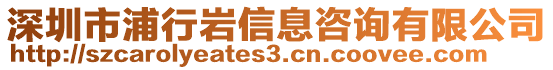 深圳市浦行巖信息咨詢有限公司