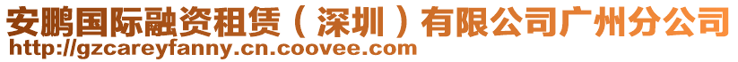 安鵬國際融資租賃（深圳）有限公司廣州分公司