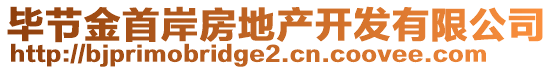 畢節(jié)金首岸房地產(chǎn)開發(fā)有限公司