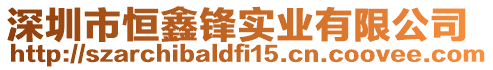 深圳市恒鑫鋒實業有限公司