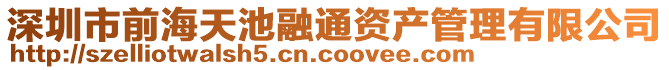 深圳市前海天池融通資產管理有限公司
